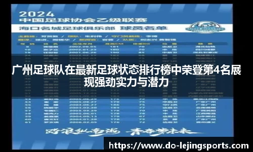广州足球队在最新足球状态排行榜中荣登第4名展现强劲实力与潜力